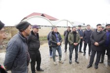 Xaçmazda icra başçısı zərərçəkmiş kəndlərə baş çəkdi: tapşırıqlar verdi (FOTO)
