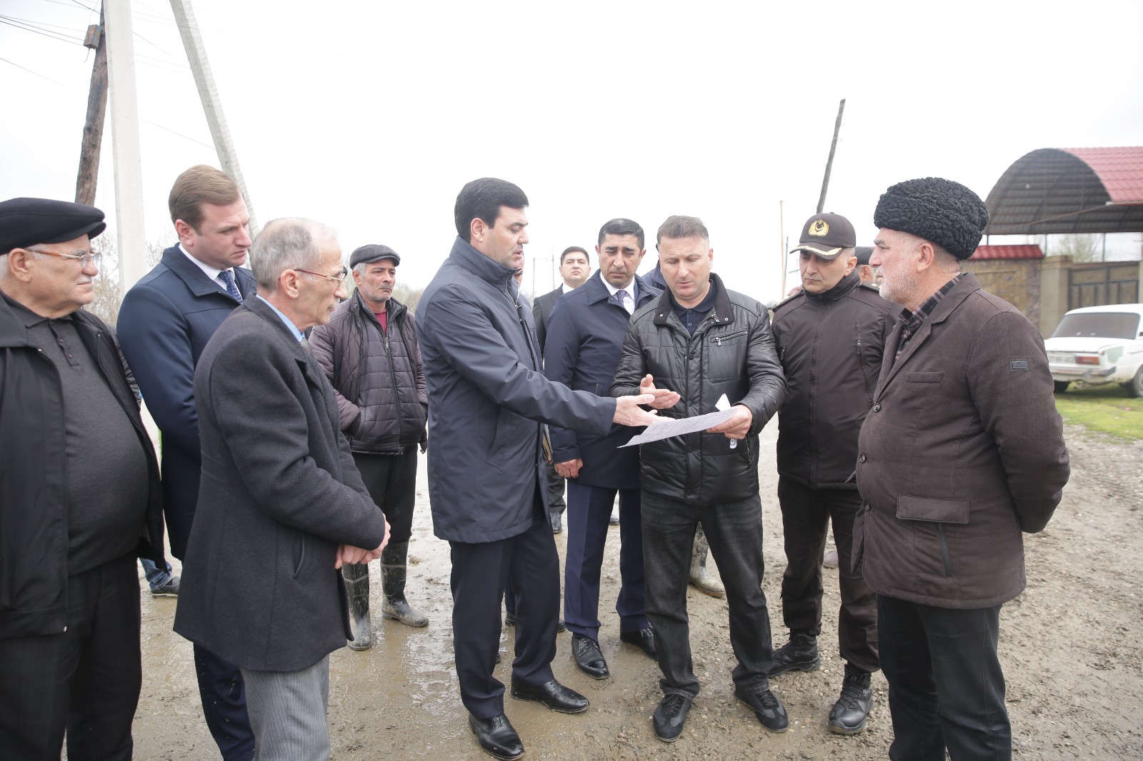 Xaçmazda icra başçısı zərərçəkmiş kəndlərə baş çəkdi: tapşırıqlar verdi (FOTO)