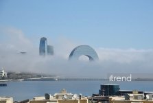 Bakını duman bürüdü (FOTO)