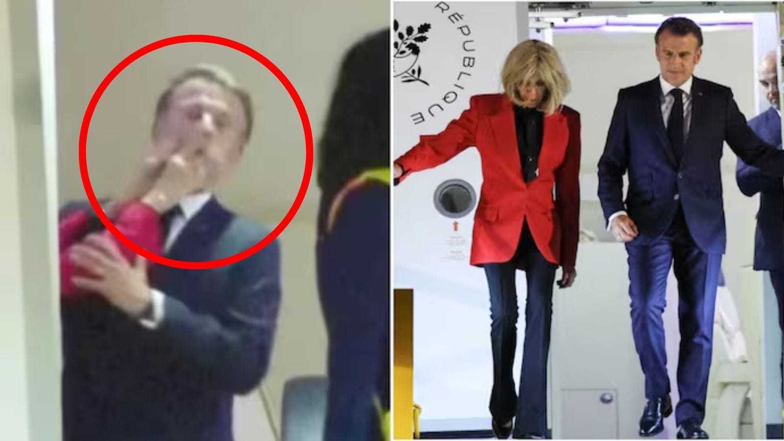 Tramp Makronla bağlı zarafat etdi