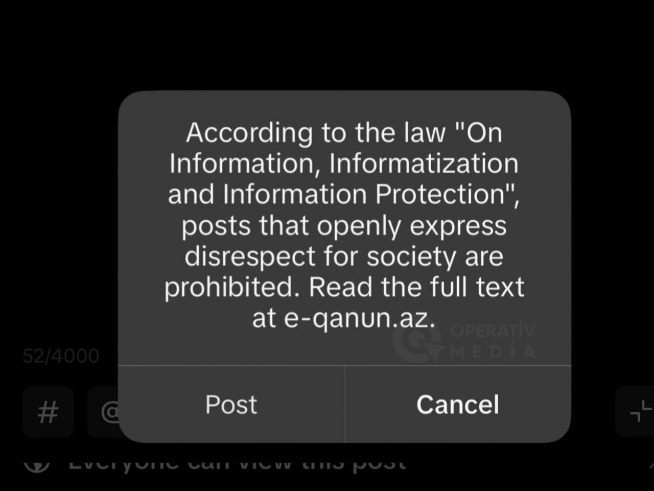 Azərbaycanda TikTok istifadəçiləri üçün yeni qayda tətbiq olundu