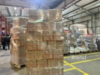 Prezident İlham Əliyevin tapşırığı ilə İrana növbəti humanitar yardım yola salınıb (FOTO/VİDEO)