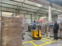 Prezident İlham Əliyevin tapşırığı ilə İrana növbəti humanitar yardım yola salınıb (FOTO/VİDEO)