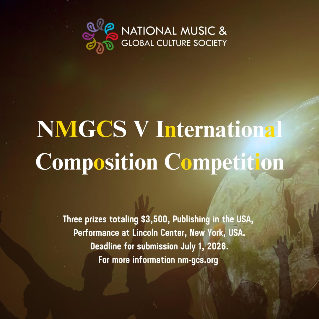 Milli Musiqi və Qlobal Mədəniyyət cəmiyyəti V Beynəlxalq Bəstəkarlıq Müsabiqəsi keçirir