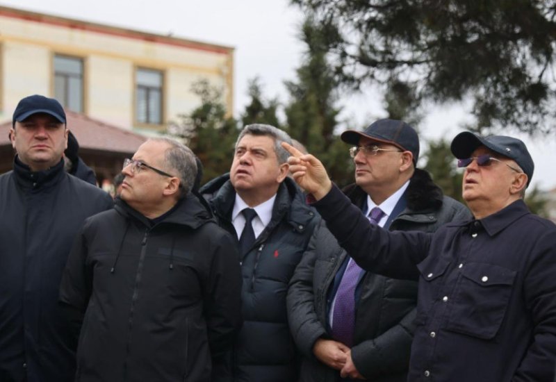 Kəmaləddin Heydərov Badamdardakı sürüşmə zonasında (FOTO/VİDEO)