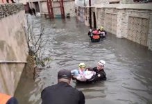 Keşlədə 58 vətəndaş təhlükəsiz əraziyə təxliyə olunub - FHN (FOTO/VİDEO) (YENİLƏNİB-2)