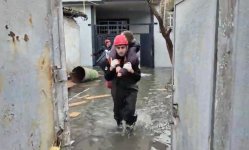 Keşlədə 58 vətəndaş təhlükəsiz əraziyə təxliyə olunub - FHN (FOTO/VİDEO) (YENİLƏNİB-2)