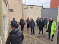 Keşlədə yağışların yaratdığı fəsadlar aradan qaldırılır (FOTO)