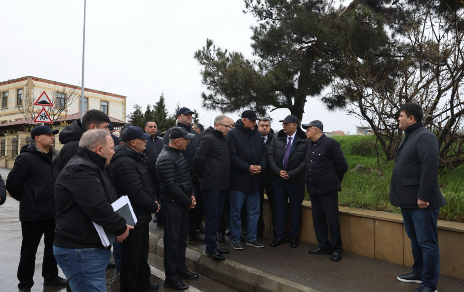 Kəmaləddin Heydərov Badamdardakı sürüşmə zonasında (FOTO/VİDEO)