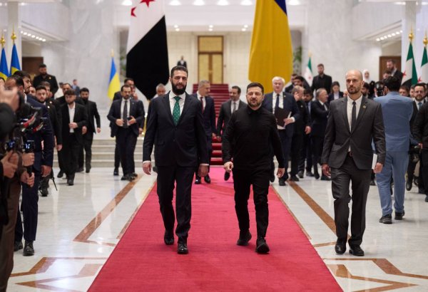 Dəməşqdə Ukrayna-Suriya-Türkiyə üçtərəfli görüşü keçirilib (FOTO)