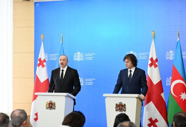 Prezident İlham Əliyev: Gürcüstanla tarixi əlaqələrimiz dövlətlərarası əlaqələr üçün möhkəm zəmindir
