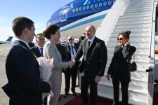 Prezident İlham Əliyev Gürcüstana dövlət səfərinə gəlib (FOTO/VİDEO)