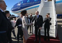 Prezident İlham Əliyev Gürcüstana dövlət səfərinə gəlib (FOTO/VİDEO)