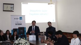 BDU Qazax filialında “Invest-AZ İnvestisiya Şirkəti” QSC-nin birgə təşkilatçılığı ilə seminar keçirilib (FOTO)