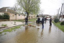 Nabranda və İstisuda sel – icra başçısı əraziyə getdi (FOTO)
