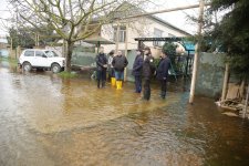 Nabranda və İstisuda sel – icra başçısı əraziyə getdi (FOTO)