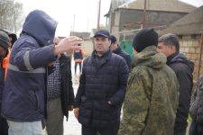 Nabranda və İstisuda sel – icra başçısı əraziyə getdi (FOTO)