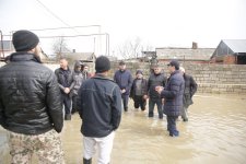 Nabranda və İstisuda sel – icra başçısı əraziyə getdi (FOTO)
