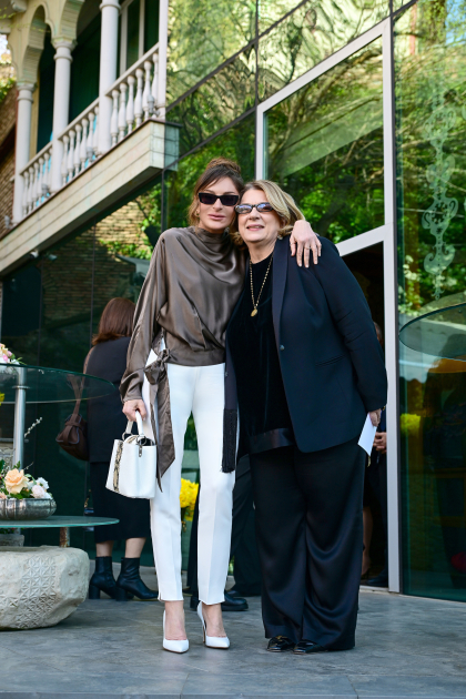 Tbilisidə Birinci xanım Mehriban Əliyevanın şərəfinə lanç verilib (FOTO)