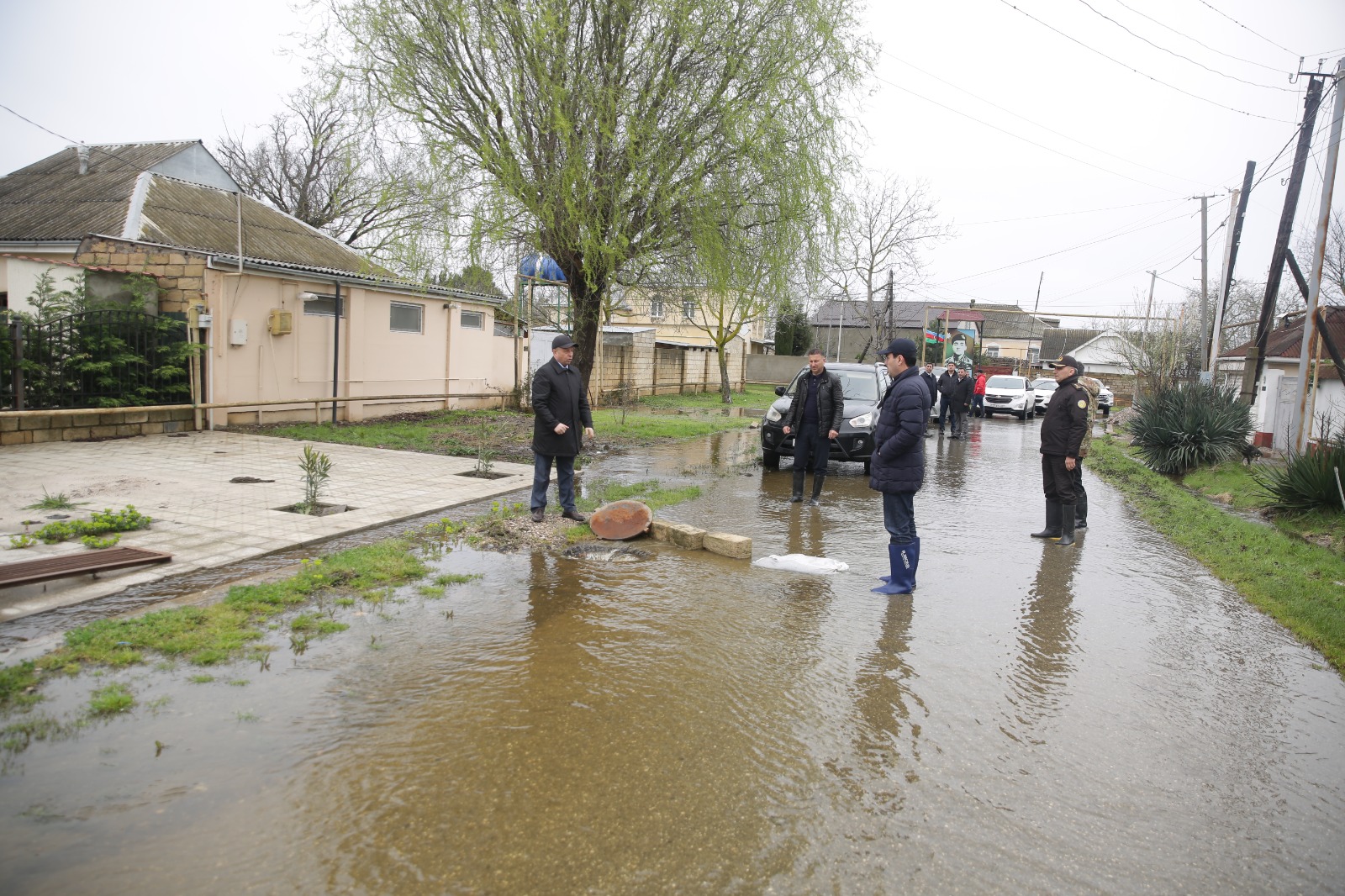 Nabranda və İstisuda sel – icra başçısı əraziyə getdi (FOTO)