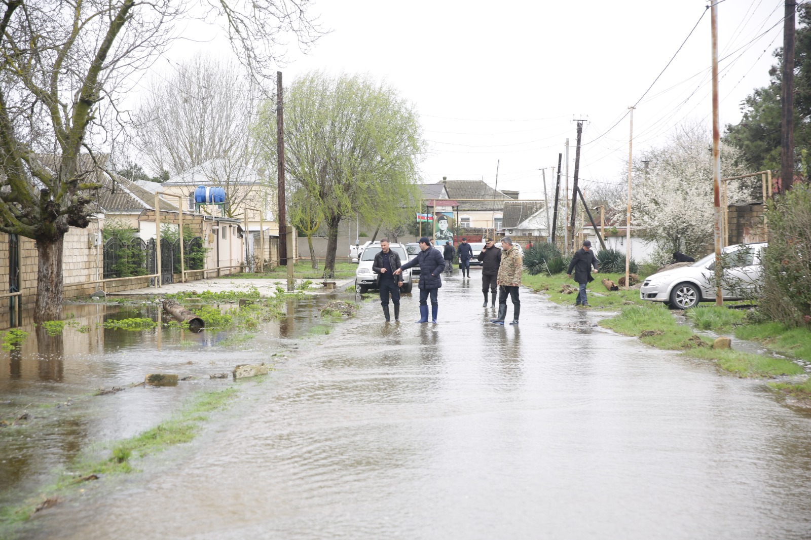 Nabranda və İstisuda sel – icra başçısı əraziyə getdi (FOTO)