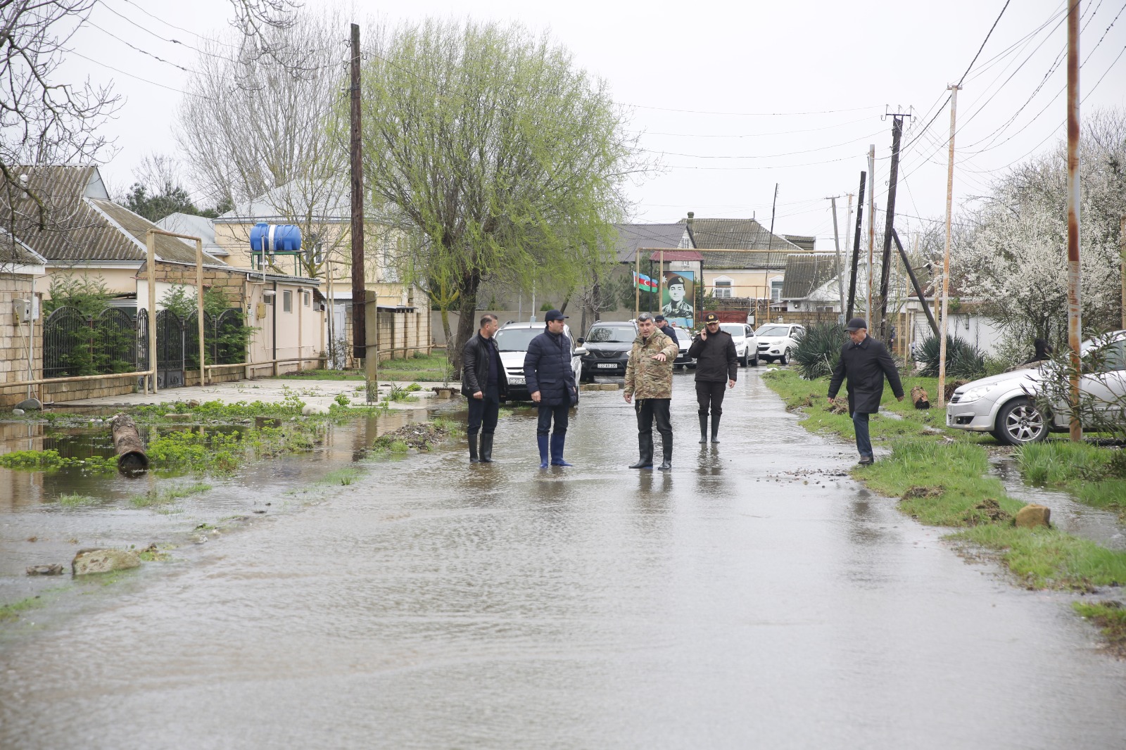 Nabranda və İstisuda sel – icra başçısı əraziyə getdi (FOTO)