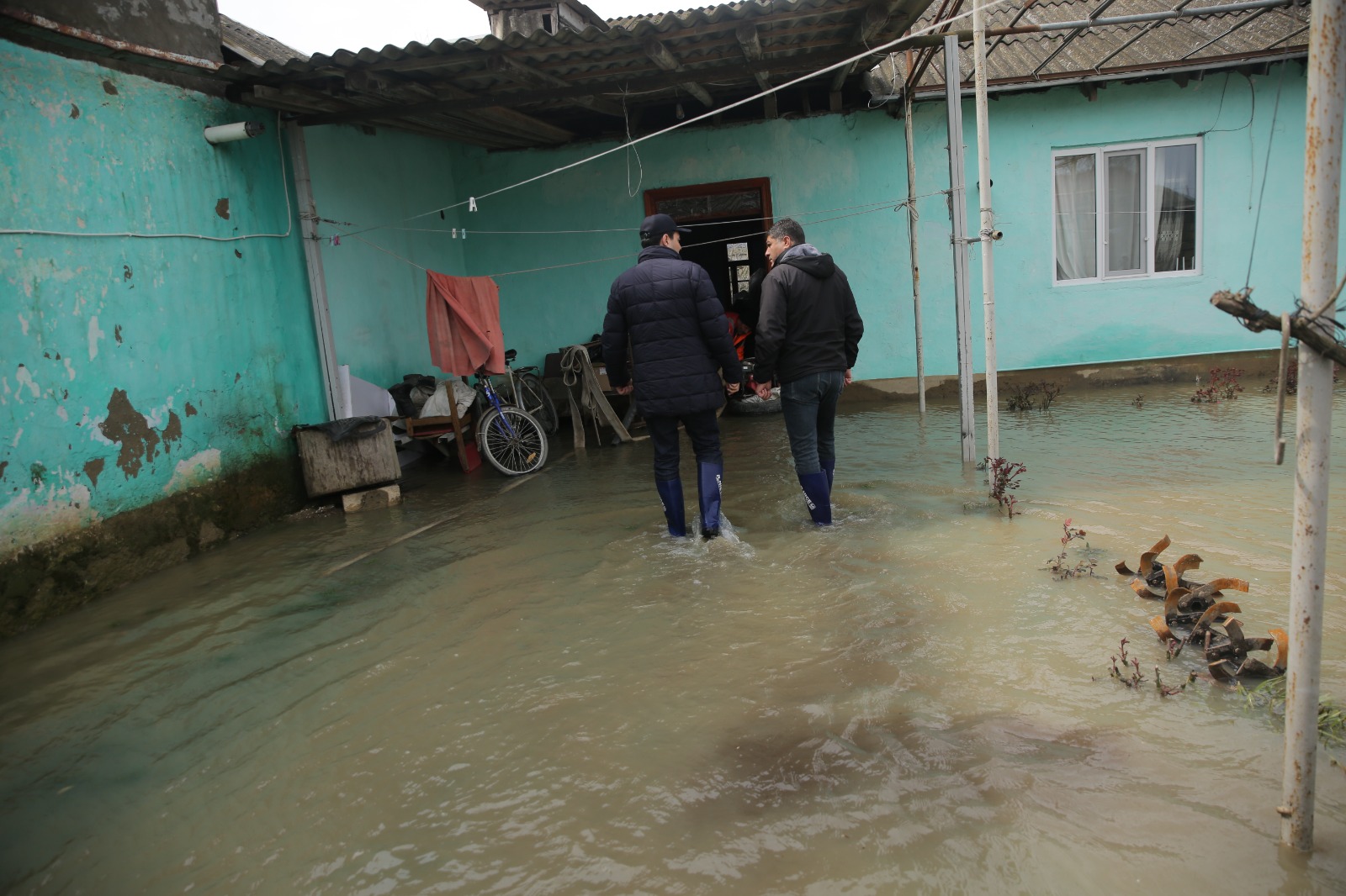 Nabranda və İstisuda sel – icra başçısı əraziyə getdi (FOTO)