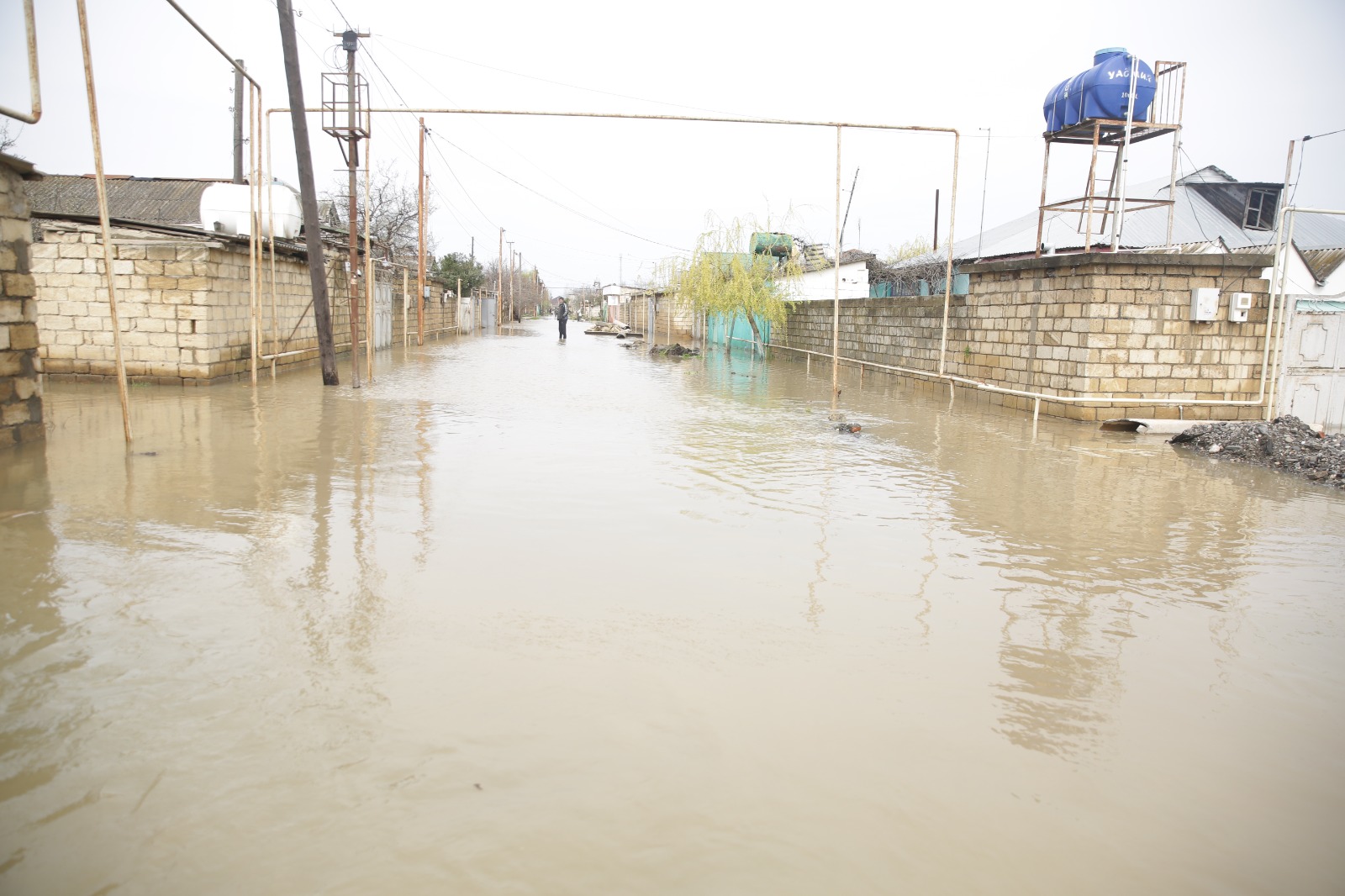 Nabranda və İstisuda sel – icra başçısı əraziyə getdi (FOTO)