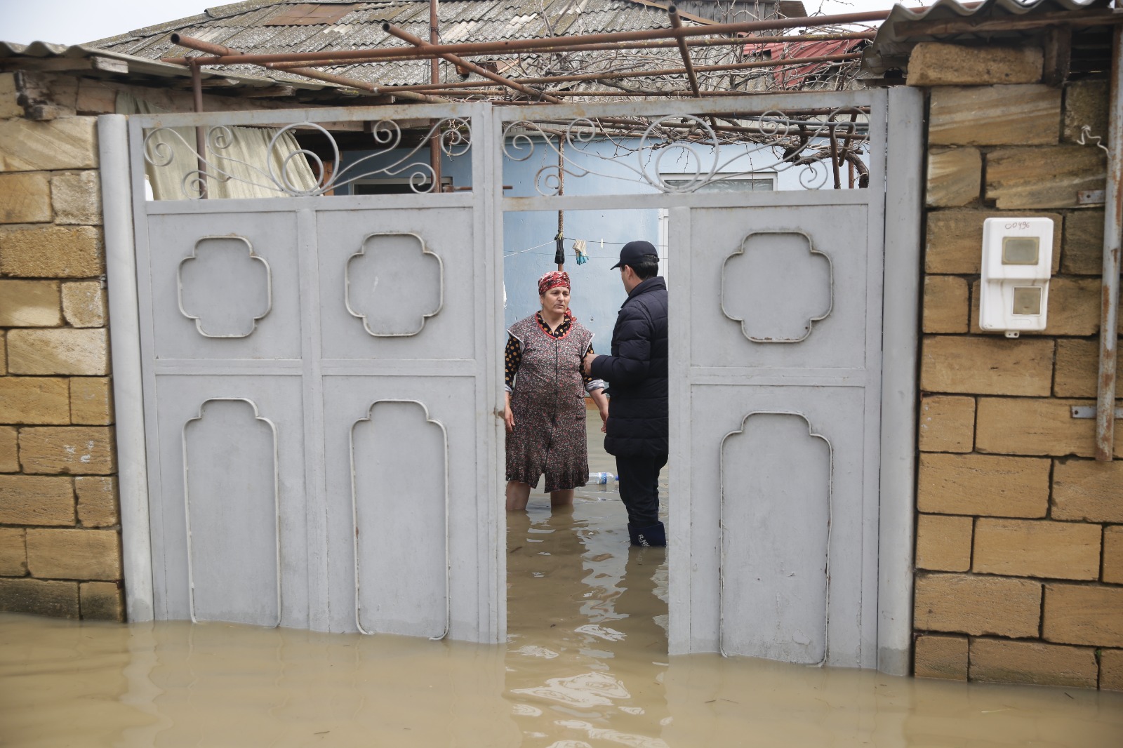 Nabranda və İstisuda sel – icra başçısı əraziyə getdi (FOTO)