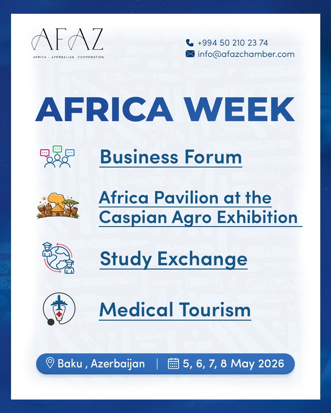 Azərbaycanda ilk dəfə “Africa Week” təşəbbüsü həyata keçiriləcək (FOTO)