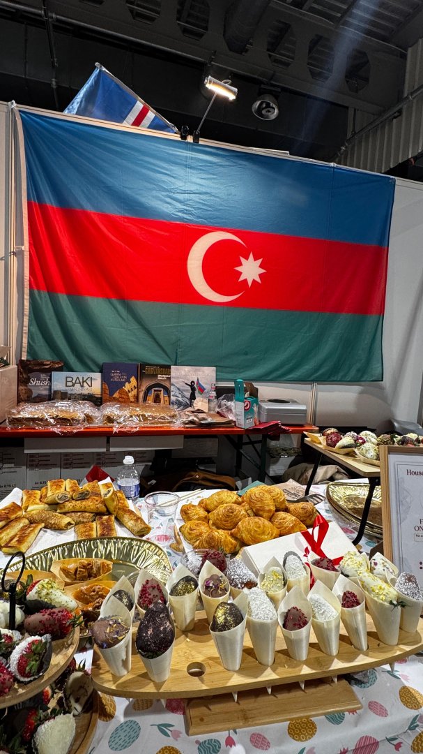 Lüksemburqda Azərbaycan stendinə böyük maraq olub (FOTO)