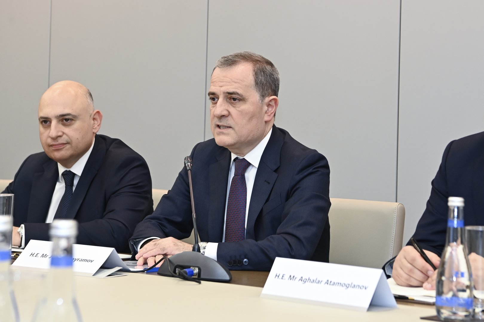 Ceyhun Bayramov qazaxıstanlı həmkarı ilə Orta Dəhlizi müzakirə edib (FOTO) (YENİLƏNİB)
