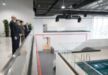 Prezident İlham Əliyev və Birinci xanım Mehriban Əliyeva Milli Aviasiya Akademiyasında Beynəlxalq Təlim Mərkəzinin açılışında iştirak ediblər (FOTO/VİDEO)