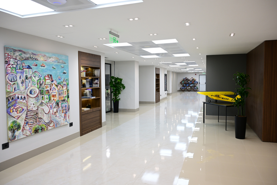 Prezident İlham Əliyev və Birinci xanım Mehriban Əliyeva Milli Aviasiya Akademiyasında Beynəlxalq Təlim Mərkəzinin açılışında iştirak ediblər (FOTO/VİDEO)