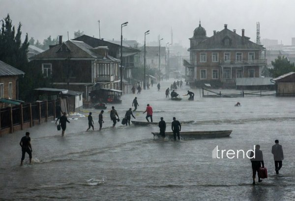 Dağıstanda 1100-ə yaxın ev su altında qalıb