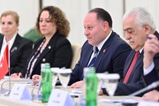 Sahibə Qafarova Azərbaycan, Türkiyə və Şimali Kipr parlamentlərinin dostluq qruplarının 3-cü görüşünün iştirakçıları ilə görüşüb (FOTO)