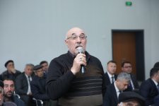 Xaçmazın Palçıqoba kəndində sakinlərin müraciət və təklifləri dinlənilib (FOTO)