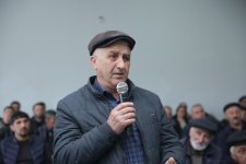 Xaçmazın Palçıqoba kəndində sakinlərin müraciət və təklifləri dinlənilib (FOTO)