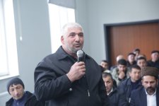 Xaçmazın Palçıqoba kəndində sakinlərin müraciət və təklifləri dinlənilib (FOTO)