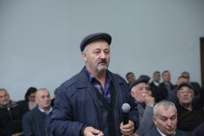 Xaçmazın Palçıqoba kəndində sakinlərin müraciət və təklifləri dinlənilib (FOTO)