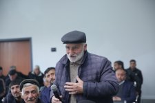 Xaçmazın Palçıqoba kəndində sakinlərin müraciət və təklifləri dinlənilib (FOTO)