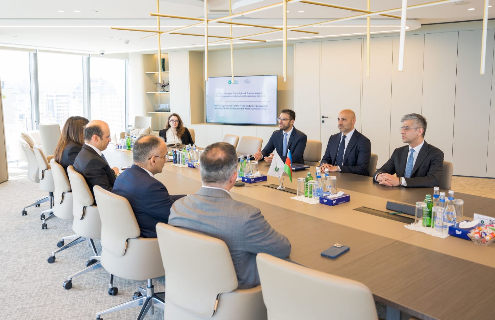 PAŞA Holding və Dünya İqtisadi Forumu arasında Əməkdaşlıq Memorandumunun imzalanma mərasimi keçirilib (FOTO)