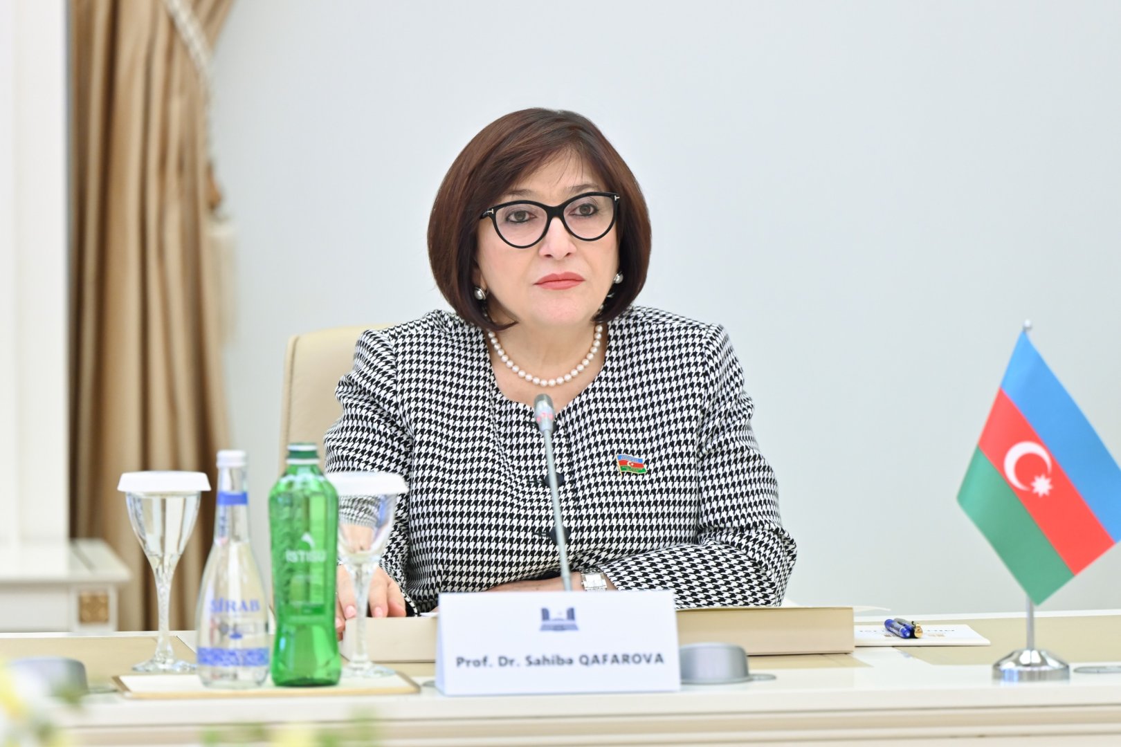 Sahibə Qafarova Azərbaycan, Türkiyə və Şimali Kipr parlamentlərinin dostluq qruplarının 3-cü görüşünün iştirakçıları ilə görüşüb (FOTO)