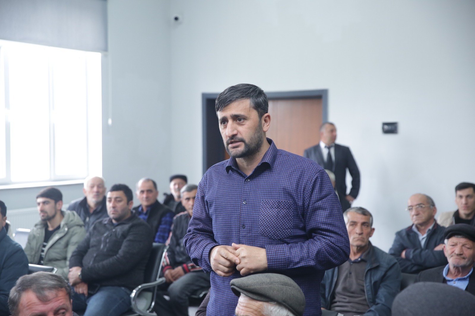 Xaçmazın Palçıqoba kəndində sakinlərin müraciət və təklifləri dinlənilib (FOTO)