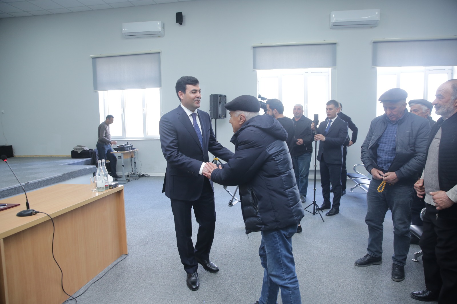 Xaçmazın Palçıqoba kəndində sakinlərin müraciət və təklifləri dinlənilib (FOTO)