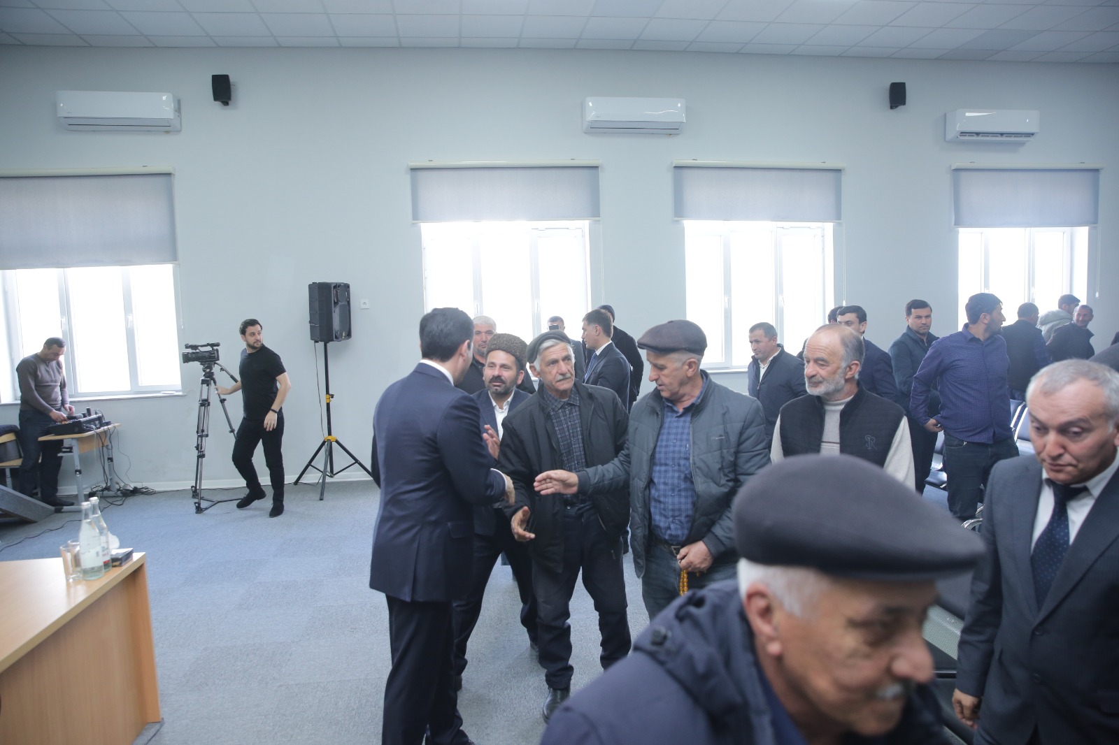 Xaçmazın Palçıqoba kəndində sakinlərin müraciət və təklifləri dinlənilib (FOTO)