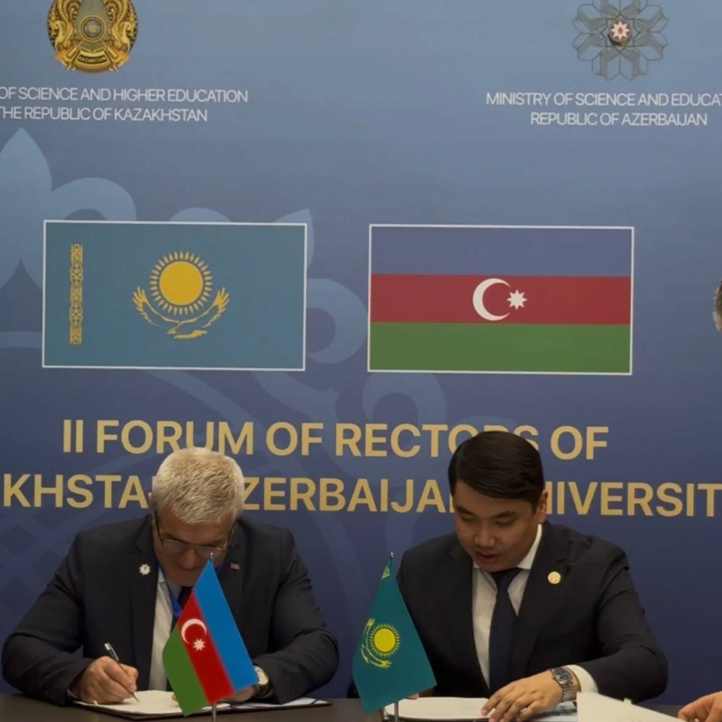 AzMİU Qazaxıstan universitetləri ilə əməkdaşlığını genişləndirir (FOTO)