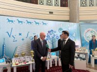 Azərbaycan nümayəndə heyəti Türkmənistanda beynəlxalq olimpiadada iştirak edib (FOTO)