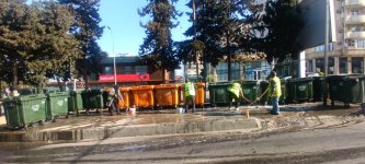 Paytaxt küçələri yuyulub (FOTO)