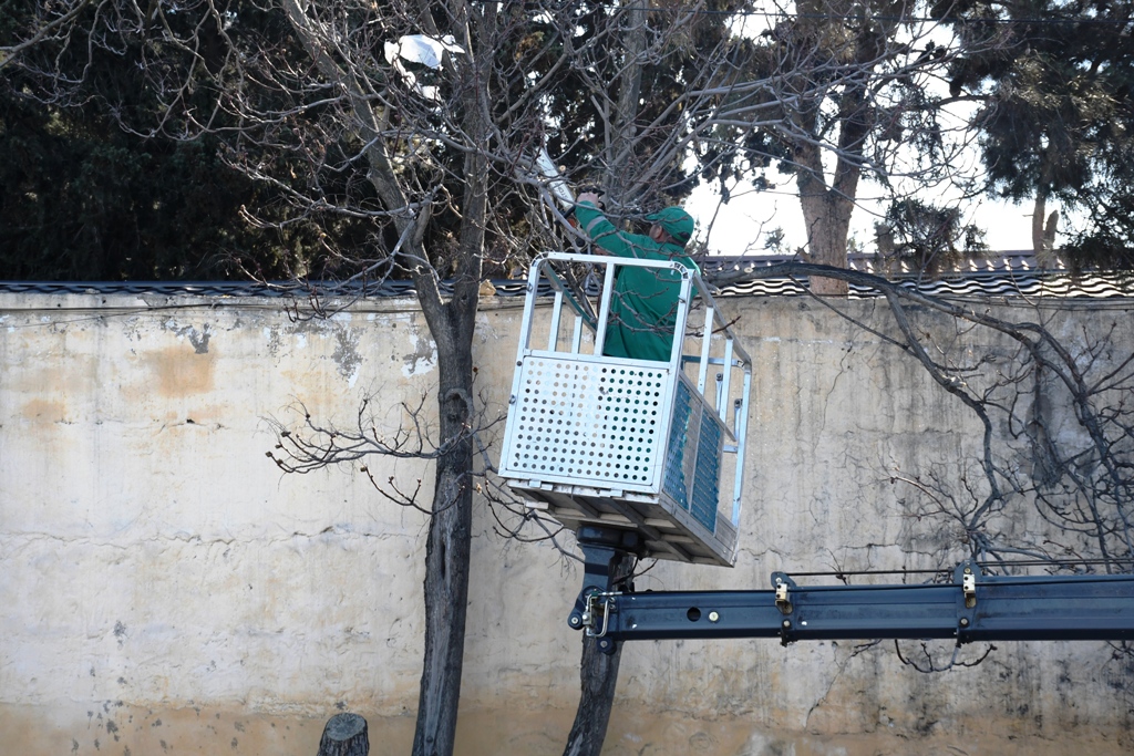 Paytaxt küçələri yuyulub (FOTO)